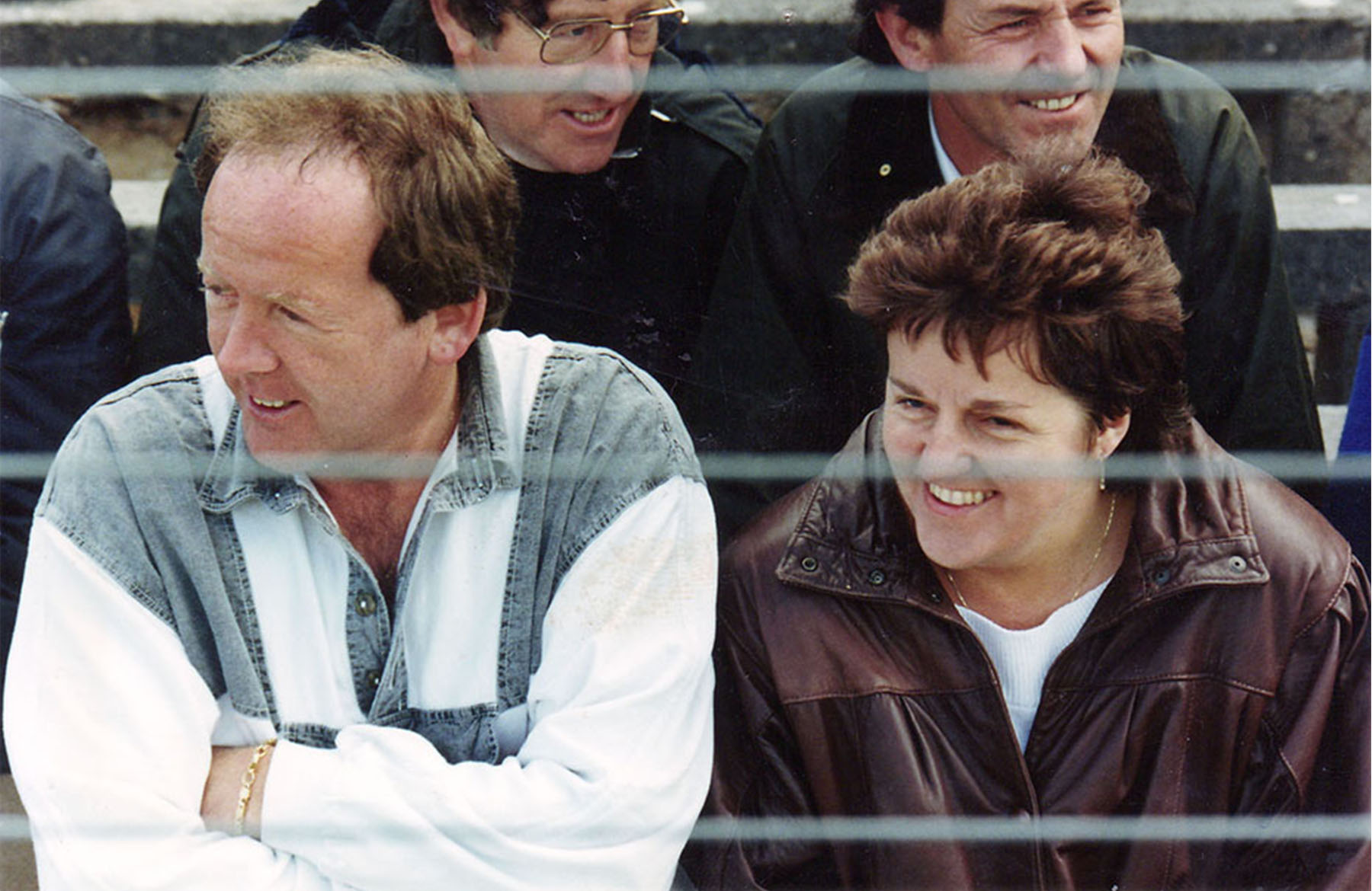Loyal Club Supporters in the 1980's Slide background